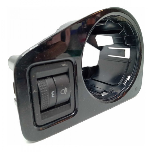 Moldura Comando Farol Botão Regulagem Volkswagen Golf 2016