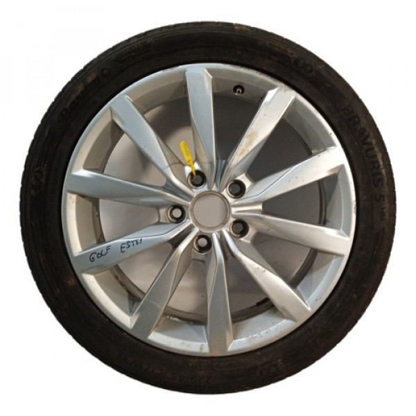 Roda Pneu Estepe Meia Vida Vw Golf Tsi Mk7 2015 2016