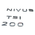 Letreiro Tampa Traseira Volkswagen Nivus 2022 2023