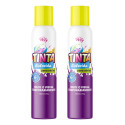 Kit 2 Tinta Spray Amarelo Brasil Para Cabelos Lavável 150ml Amarelo
