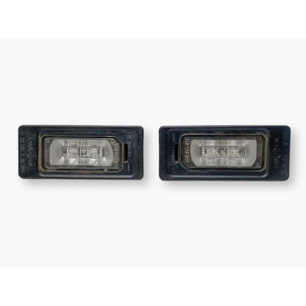 Par Luz Led Placa Audi A4 Tfsi 2016 2017 2018 2019 