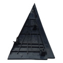 Moldura Externa Traseira Esquerda Gm Captiva 2009 10 Detalhe Traseira Esquerdo Preto