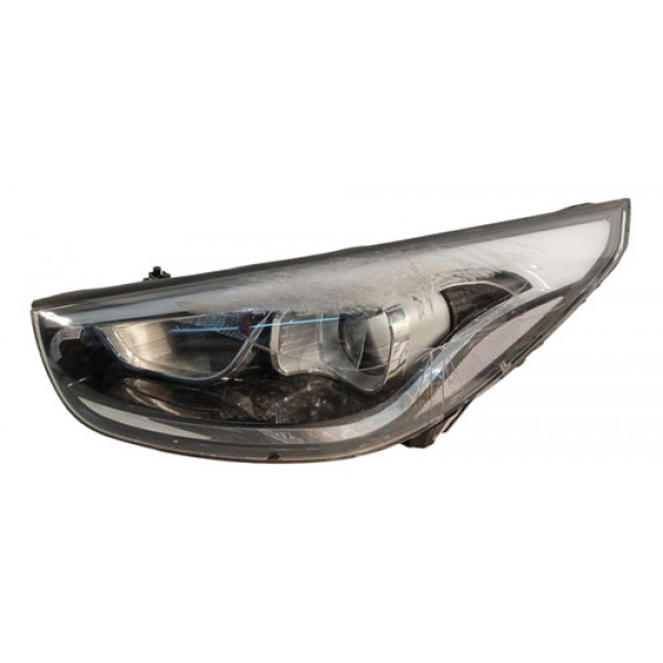 Farol Esq Hyundai Ix35 2.0 2014 2015 2016 2017 Detalhe 