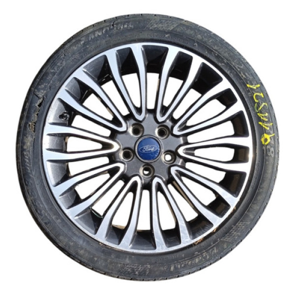 Roda Pneu Meia Vida 235/45/r18 Fusion Titanium 2016 Detalhe 