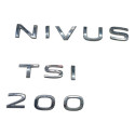 Letreiro Tampa Traseira Volkswagen Nivus 2022 2023