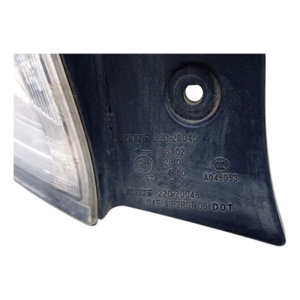 Lanterna Esquerda  Subaru Forester Lx 2008 2009 Detalhe 
