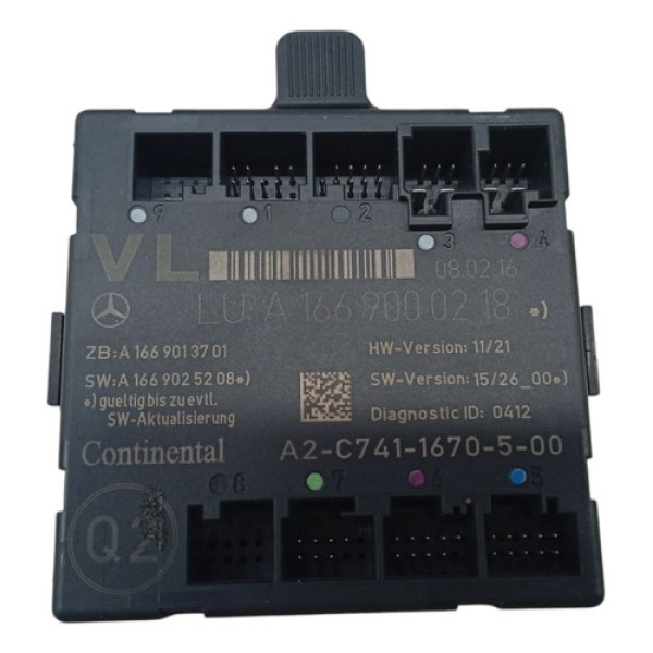 Modulo Porta Dianteira Esquerda Mercedes A200 2016 2017 