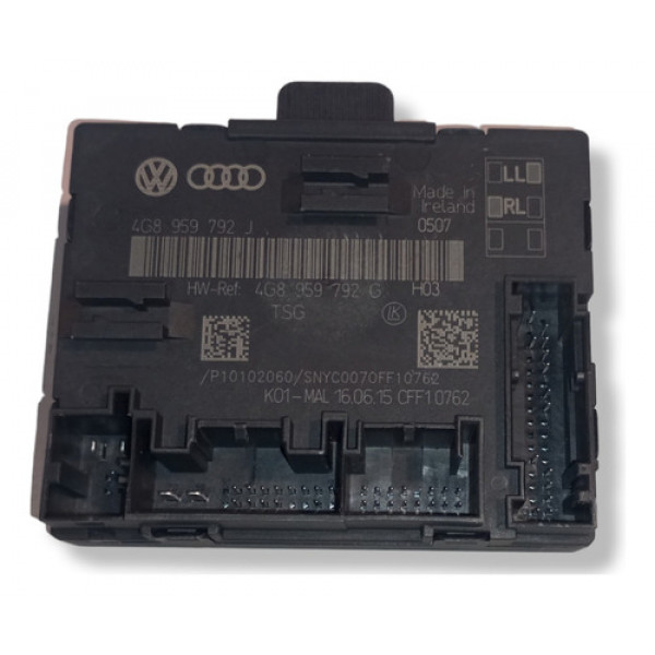 Modulo Porta Dianteira Esquerda Audi A6 2015 2016 