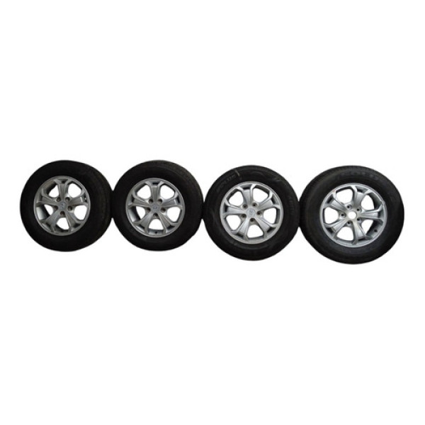 Jogo Roda Pneu Bom Hyundai Tucson 2009 2010 2011 235 60 R16
