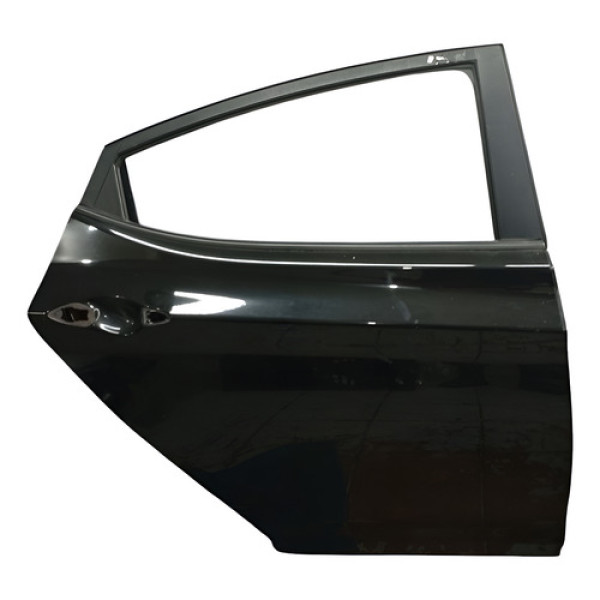 Porta Traseira Dreita Elantra 2012 2013 Traseira Direito Preto
