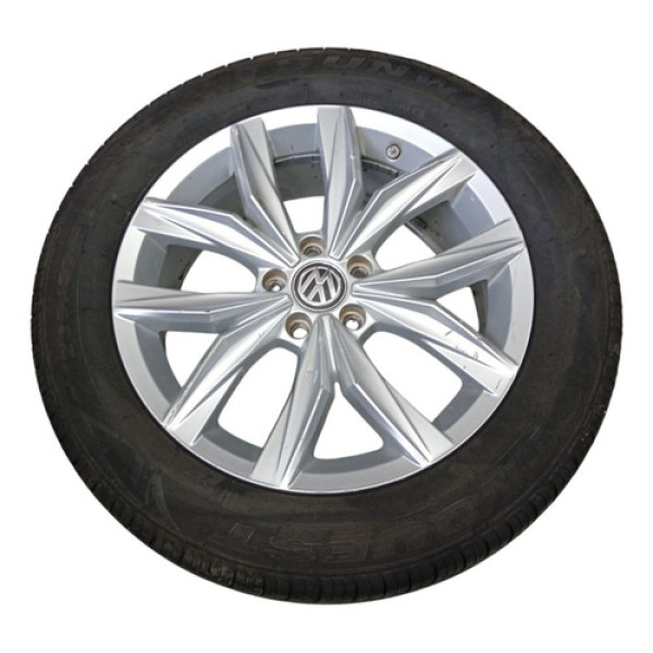 Roda Riscada Pneu Bom Vw Tiguan Allspace 235 55 R18 2018 19