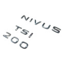Letreiro Tampa Traseira Volkswagen Nivus 2022 2023