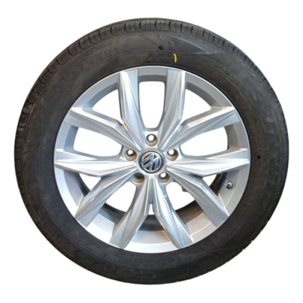 Roda Riscada Pneu Bom Vw Tiguan Allspace 235 55 R18 2019 20